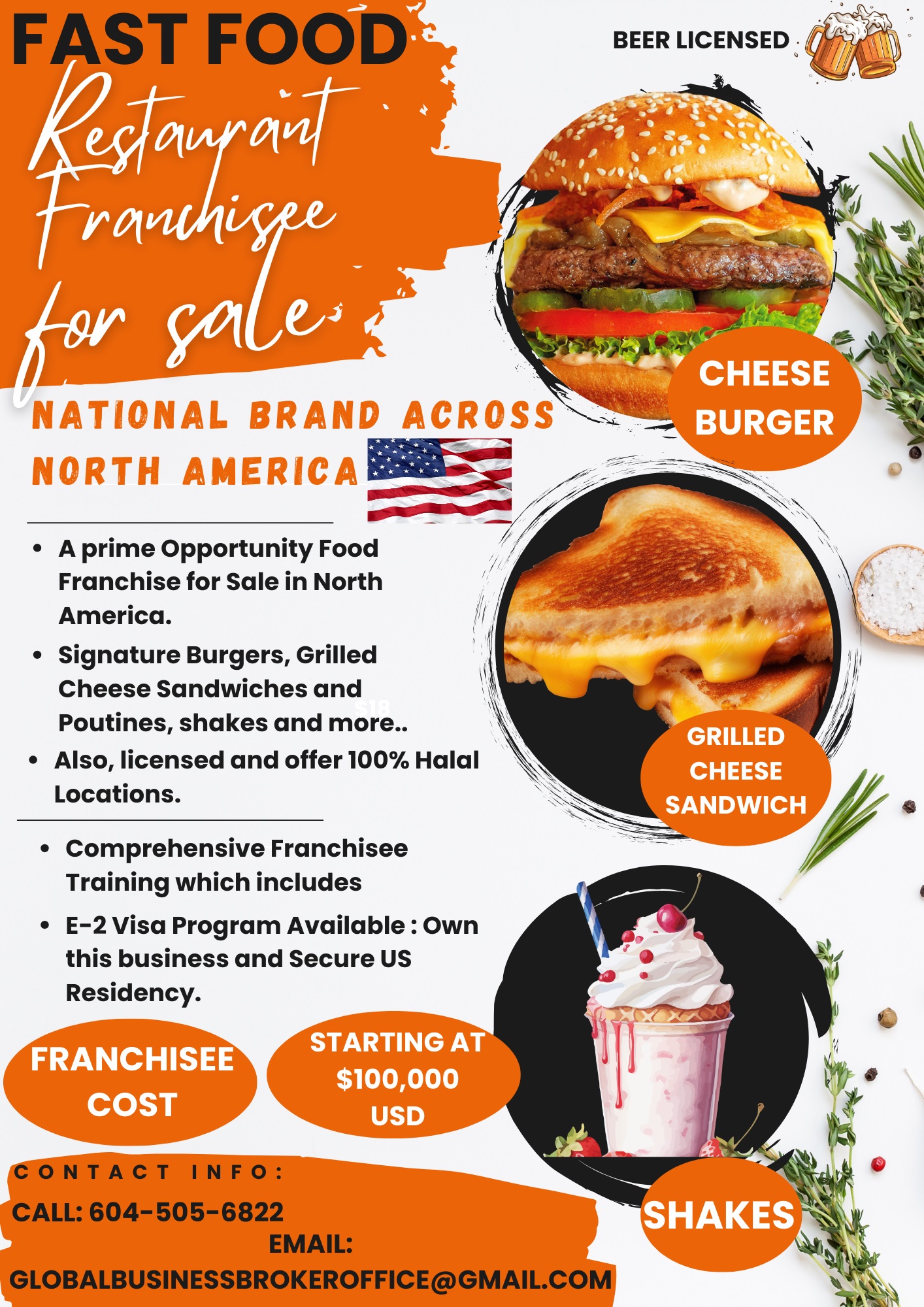 National Brand Food Restaurant Franchisee 
